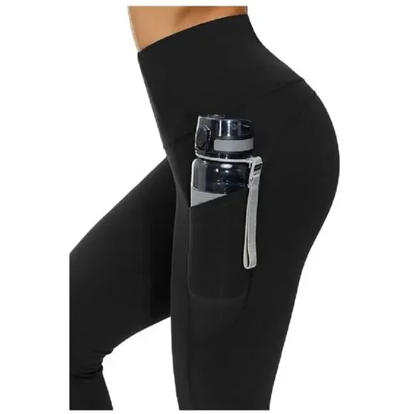 High Waisted Leggings for Women - Tummy Control Yoga Pants for Workout Running A - Picture 4 of 5